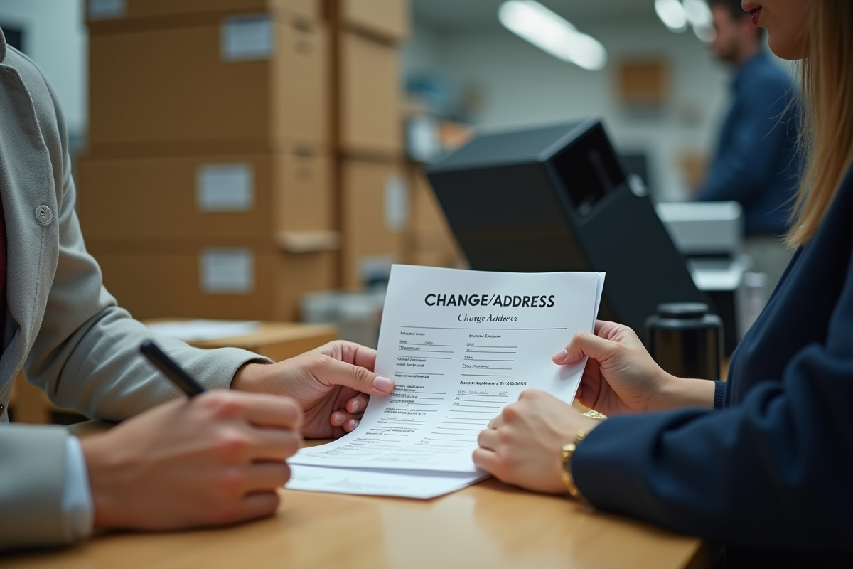 changement adresse