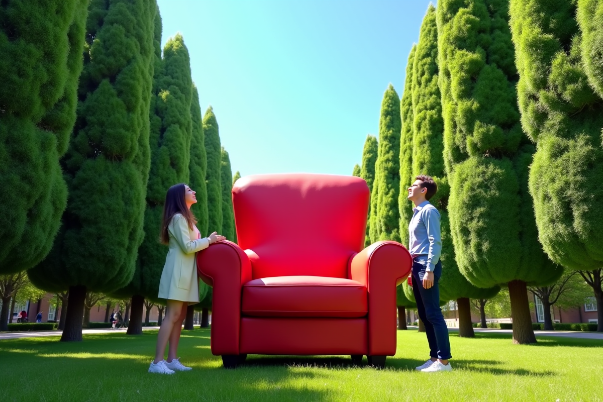 chaise géante